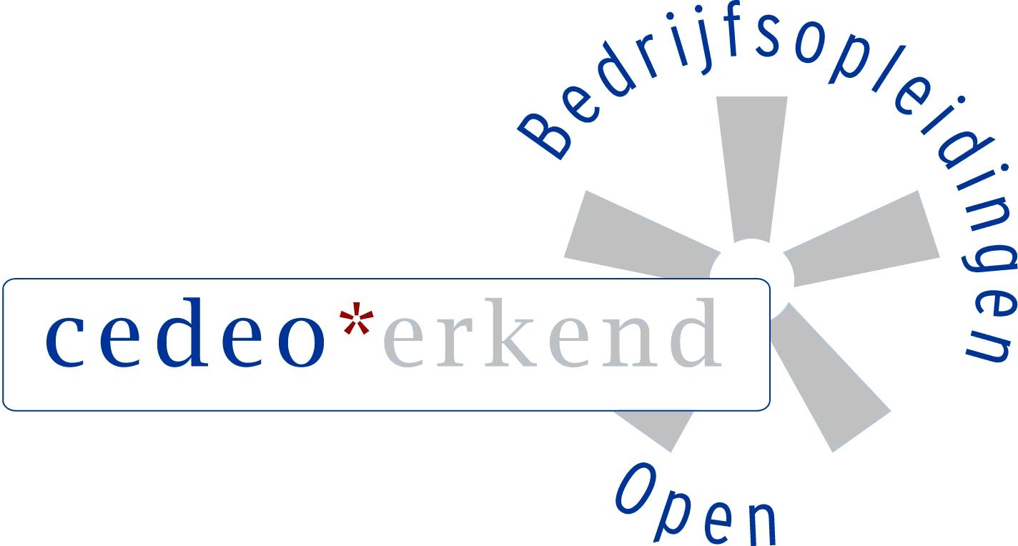 Logo Cedeo erkend open bedrijfsopleidingen